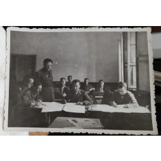 Fotografie, militari la cursuri, aprox anii 50