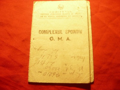 Legitimatie GMA 1952 foto