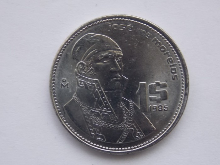 1 PESO 1985 MEXIC