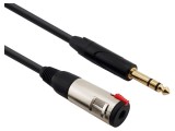 Cablu Jack 6,3mm REDS MUSIC 2m Negru &Oslash;6mm AU2420BX
