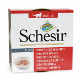 Schesir cat ton și creveți &icirc;n gelatină 85 g