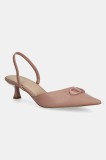 Aldo pumps DELICATE culoarea roz, pe toc jos, cu toc deschis, 13918886.DELICATE