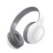 Casti Wireless, Bluetooth 5.2, Over the Ear, Autonomie 14 Ore, Baterie 200 mAh, Microfon, Brate Telescopice Reglabile, Difuzoare 40 mm, Alb