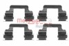 Set accesorii, placute frana VW TRANSPORTER V bus (7HB, 7HJ, 7EB, 7EJ, 7EF, 7EG, 7HF, 7EC) (2003 - 2016) METZGER 109-1610