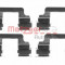 Set accesorii, placute frana VW TRANSPORTER V bus (7HB, 7HJ, 7EB, 7EJ, 7EF, 7EG, 7HF, 7EC) (2003 - 2016) METZGER 109-1610