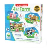 Cumpara ieftin Primele mele 4 puzzle-uri - Ferma, 20 piese