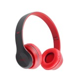 Casti Wireless Bluetooth MRG P47 Rosii, Microfon Incorporat, Pliabile, Autonomie 10h