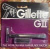 GILLETTE G II (THE WORLDS FIRST TWIN BLADE RAZOR),WEST GERMANY/SIGILAT ANII &#039;80