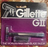 GILLETTE G II (THE WORLDS FIRST TWIN BLADE RAZOR),WEST GERMANY/SIGILAT ANII &#039;80