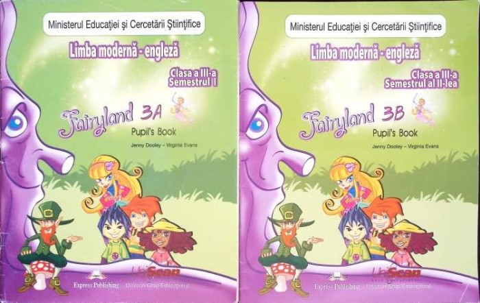 FAIRYLAND 3A-3B: LIMBA MODERNA ENGLEZA, CLASA A III-A, SEMESTRUL1-2 (CD INCLUS)-JENNY DOOLEY, VIRGINIA EVAN-276512
