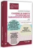 Admiterea &icirc;n notariat. Culegere de subiecte cu explicații ale variantelor de răspuns - 2026 - Paperback brosat - Carmen Nicoleta Bărbieru, Diana-Geani