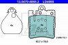 Set placute frana,frana disc MERCEDES C-CLASS (W203) (2000 - 2007) ATE 13.0470-4065.2
