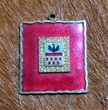 Insigna / medalion regalist Etnic Breasla facute de Kos Karoly Artistilor plastici din Transilvania 1936