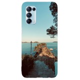 Husa compatibila cu Oppo A54 5G model Stairs to the sea, Silicon, TPU, Viceversa, Transparent, Carcasa