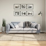 vidaXL Covor ISTAN, cu fire &icirc;nalte, aspect lucios, bej, 160x230 cm