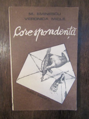 CORESPONDENTA .MIHAI EMINESCU , VERONICA MICLE foto