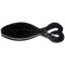 Grub Hide Up Stagger Wide Twintail 2.2&quot;, 109 Black Solid, 5.6cm, 8buc/pac