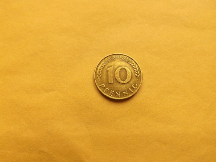Germania 10 Pfennig 1969 D
