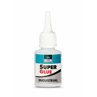 Super Glue Industrial BISON, 20 g, Gel Adeziv, Lipici Universal, Lipici Super Glue, Lipici Plastic, Adeziv Metal, Adeziv Multisuprafete foto