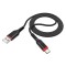 Cablu USB-A la Type-C Hoco, QC 3A, X59, 1m, Negru