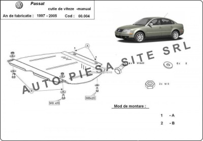 Scut metalic cutie viteze manuala VW Passat (3B3, 3B6) fabricat in perioada 2001 - 2005 APS-00,004 foto