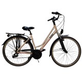 Cumpara ieftin Bicicleta Oras Delhaize 2858 - 28 inch, Alb Crem Ultimate FactoryBikes