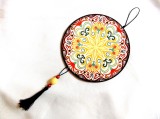ornament pe lemn mandala 43329