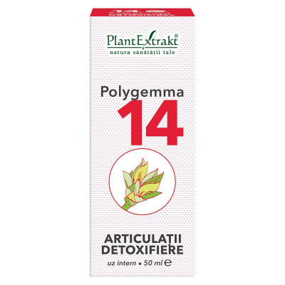 Polygemma 14 - Articulatii Detoxifiere 50ml PlantExtrakt foto