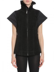 Geaca dama RICK OWENS DRKSHDW &amp;quot;HERON&amp;quot; JACKET DS17F2701 MO 09 Negru foto