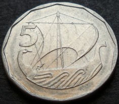 Moneda exotica 5 MILS - CIPRU, anul 1981 * cod 3102