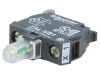 Element de iluminare LED Albă 22mm SCHNEIDER ELECTRIC Seria Harmony XB4 pentru intrerupatoare