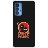 Husa compatibila cu Motorola Edge 20 Lite model Don&amp;#039;t Panic Morty, Silicon, TPU, Viceversa, Transparent, Carcasa