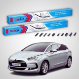 Cumpara ieftin Ștergătoare Citro&euml;n DS 5 Hatchback 2011-2015 | Set Față Flat Premium &ndash; TeamCar&reg;