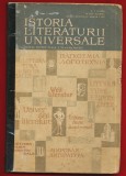 Istoria Literaturii Universale Manual pentru clasela a XI-a Umanistica 1967, Clasa 11, Limba Romana, Editura Didactica Si Pedagogica