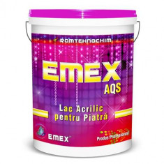 Lac Acrilic pentru Piatra &ldquo;Emex AQS&rdquo; - Transparent - Bid. 5 L