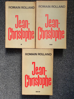 JEAN-CHRISTOPHE - Romain Rolland (3 volume) foto