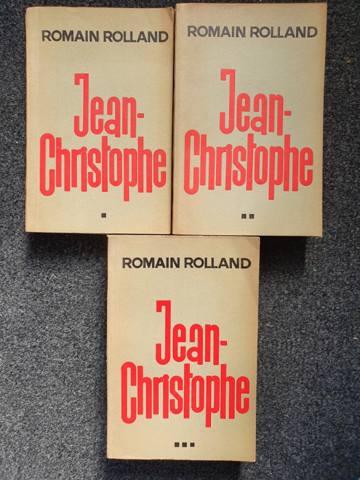 JEAN-CHRISTOPHE - Romain Rolland (3 volume)
