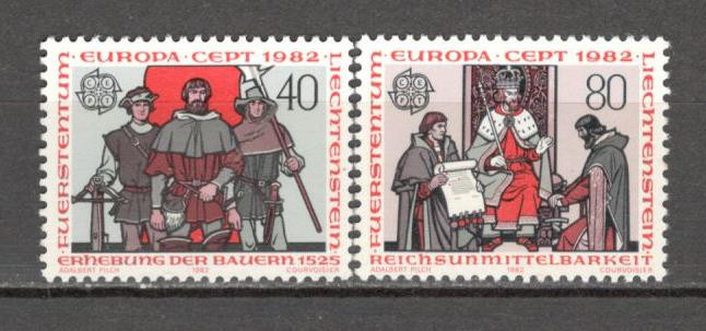 Liechtenstein.1982 EUROPA-Evenimente istorice SE.545