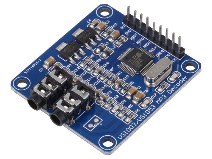 Decodor audio SPI VS1003B 5V