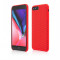 Huse vetter clip-on, iphone 8 plus, 7 plus, clip-on silk dot design, red