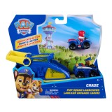 PATRULA CATELUSILOR SET FIGURINA CHASE SI VEHICUL CU LANSATOR SuperHeroes ToysZone