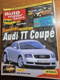 revista auto motor si sport iunie 1998 - audi TT , skoda octavia, raliuri ,interviu mika hakkinen,formula 1 ,renault kangoo , mercedes maybach