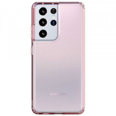 Husa Telefon Samsung Galaxy S21 Ultra 5G TPU Roz foto
