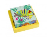 Cuburi cu animale din jungla Orange Tree Toys