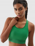 Top de alergare cu uscare rapidă pentru femei - verde, 4F Sportswear