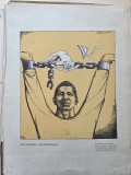 Lot 8 planse caricaturi
