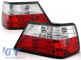 Set de stopuri tuning potrivit pentru Mercedes W124 E-Class 01.1985-06.1995 sedan, cabrio cu baza rosie si alba, stanga si dreapta Performance AutoTun