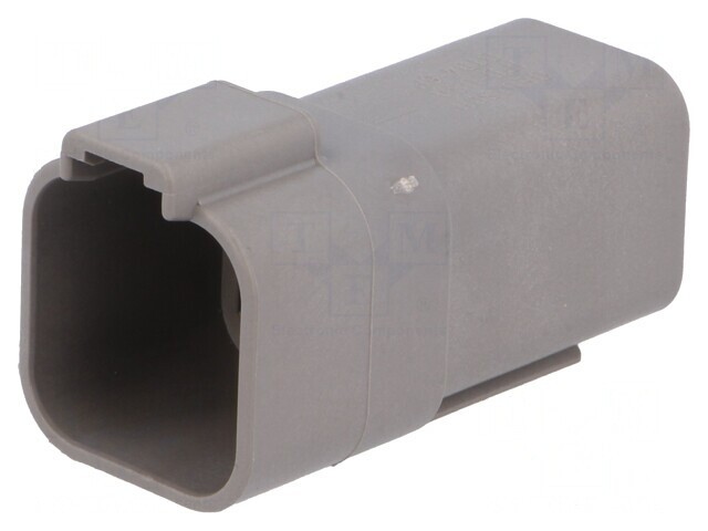 Conector DT tată 6 pini gri IP68
