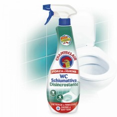 Detergent Detartrant Spray WC, 625 ml, Chanteclair Schiumattiva Disincrostante Forza Igiene
