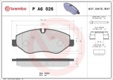 Set placute frana BREMBO PA6026